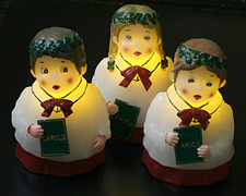Carolers - Set Of 3 Flameless Candles